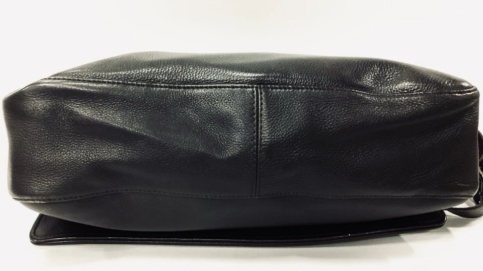 Bolso Mensajero John Varvatos Hombre Espresso Marrón Ideal para Negocios o Viajes Foto 3 de 4