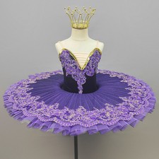 Purple Professional Ballet Tutus Swan Lake Ballet Kids Costume Ballet Outfit