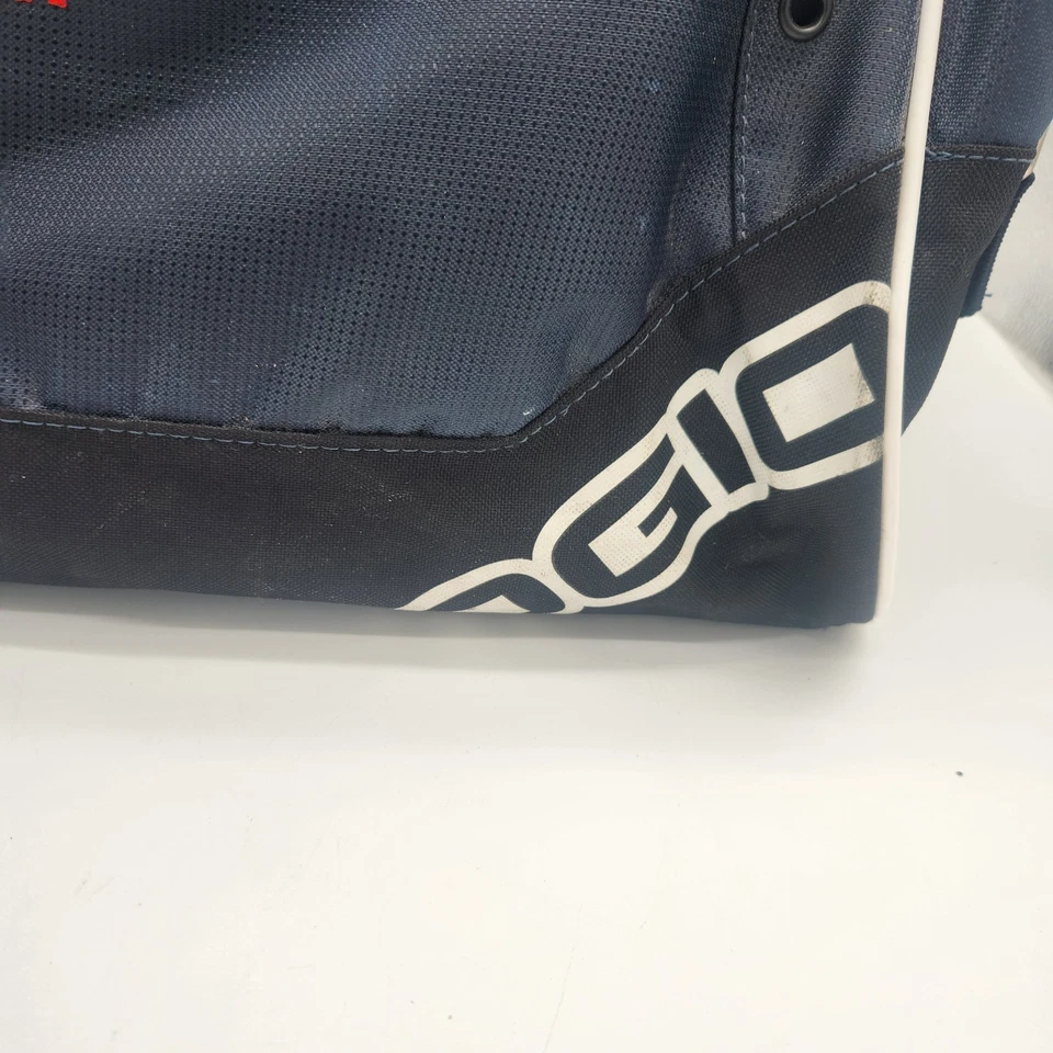 Vintage OGIO Performance Equipment Bosch Motorsports Racing Duffle Bag Blue - Image 2 of 4