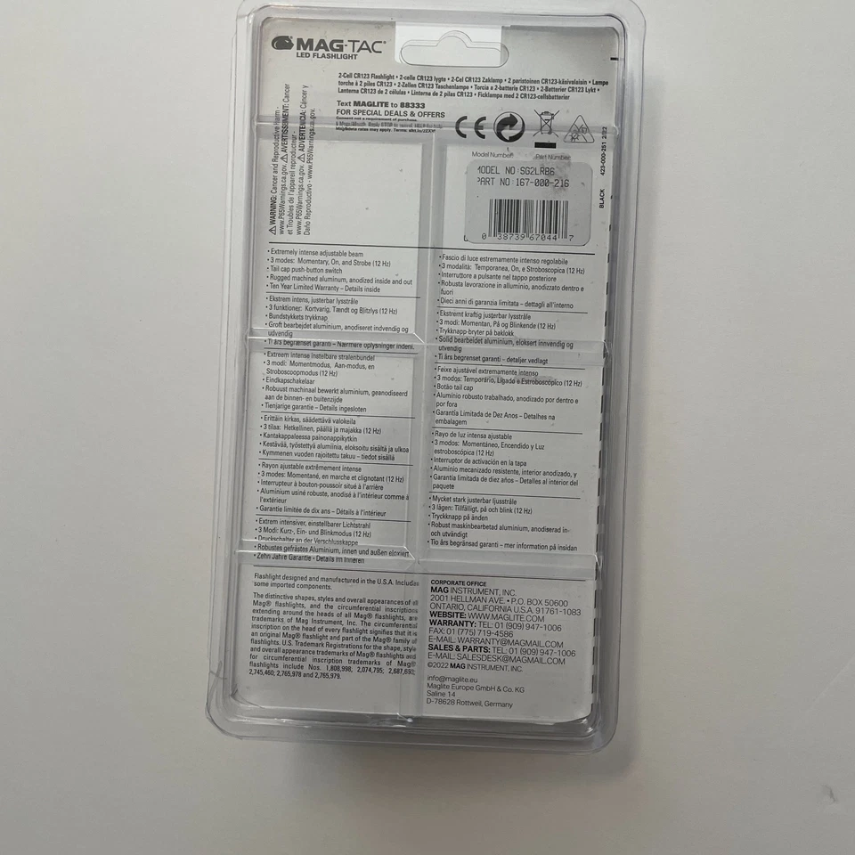 Bisel coronado Mag-Tac Foilage Grn Blistr Maglite Sg2lrb6 Foto 2 de 4