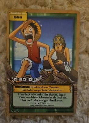 One Piece Karte - Jedem - Schatzsuche - JS-W44 - Deutsch - 1999 - Oldschool -TCG