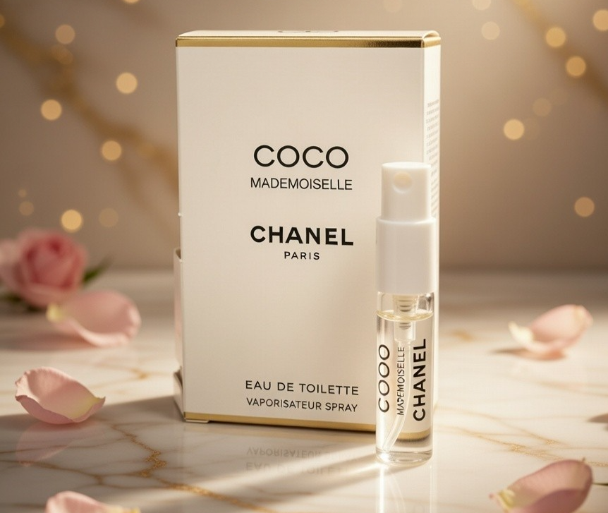 3-Pack) Coco Chanel Mademoiselle EDP Sample Spray - 2ml/0.06oz