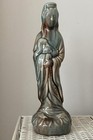 Vintage Ceramic Guan Yin Pottery Figurine Statue — photo 2