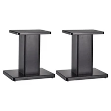 2Pack Wood Speaker Stands 11.8 Inch (30cm) Speaker Stand Hollowed Bases