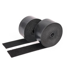2 Inch x 15 Feet Hook and Loop Tape Sticky Back Fastener Roll, Nylon Self Adh...