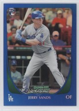 2011 Bowman Draft Chrome Blue Refractor 64/199 Jerry Sands #100 0f8