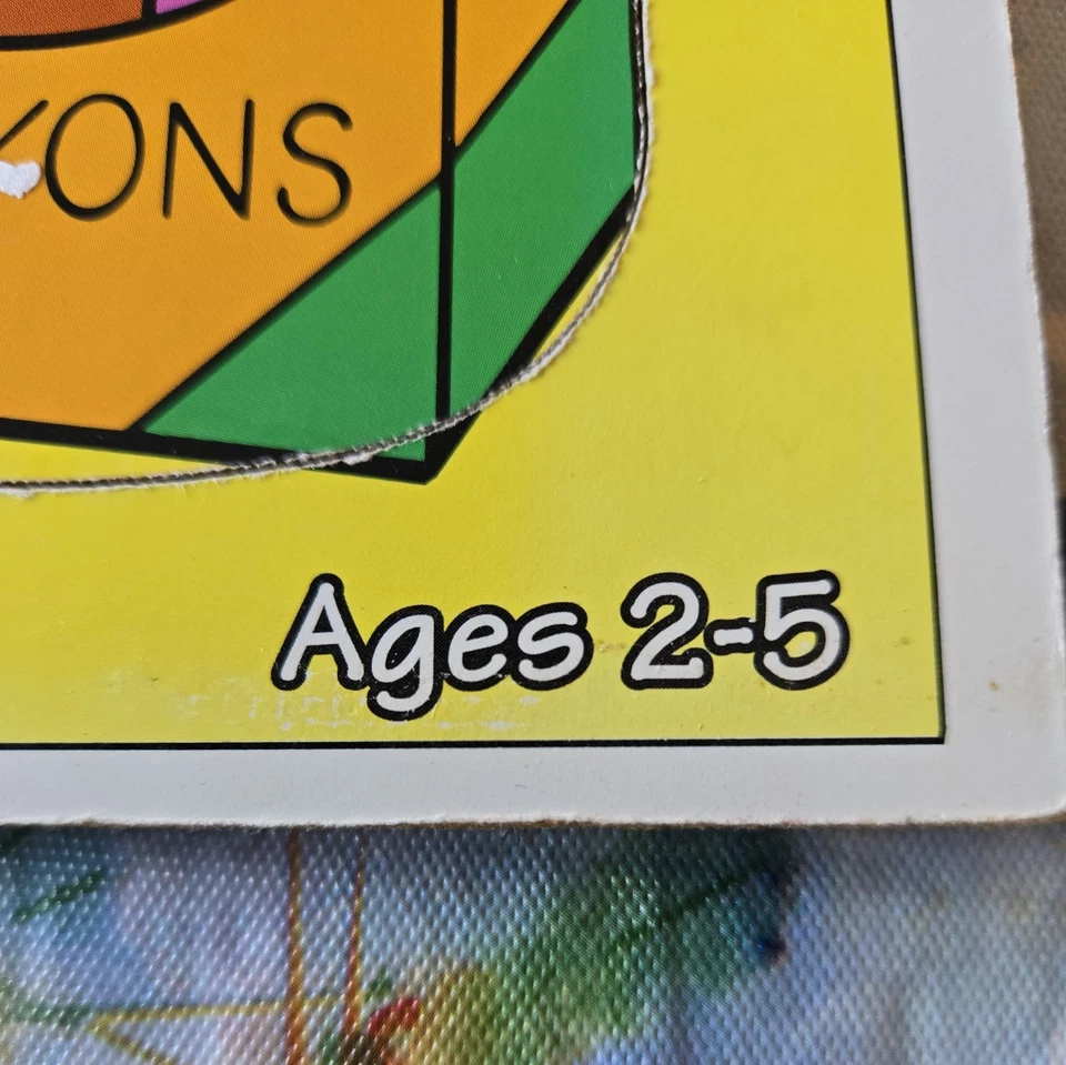 VTG 1994 Playskool Sesame Street Elmo Loves To Color Puzzle 7 Piece Elmo - Image 4 of 4