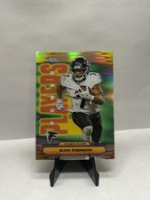 2025 Topps Chrome Football Bijan Robinson Power Players Refractor