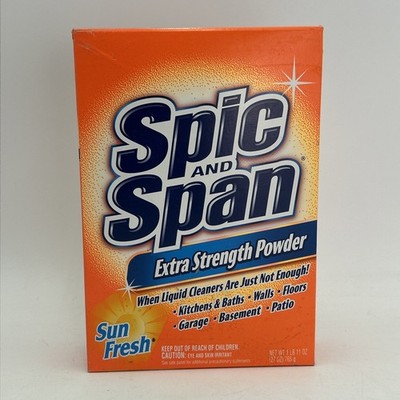 Spic and Span Extra Strength Powder SUN FRESH 27oz Each Box
