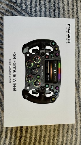 MOZA Racing FSR2 Formula Wheel Boxed Band Unopened