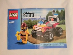 LEGO City #4427  Fire ATV (2012) Complete W Instructions 