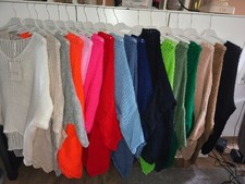 MADE IN ITALY  leichter Vokuhila oversize Gro...