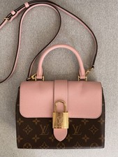 Louis Vuitton Locky BB Monogram Canvas Pink Leather Top Handle Bag GHW 2019