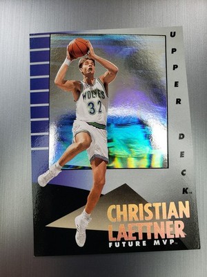 1993 Upper Deck MVP Hologram #32 Christian Laettner Minnesota Timberwolves