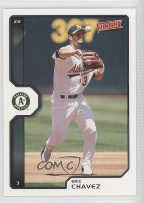 2002 Upper Deck Victory Eric Chavez #19 0i6