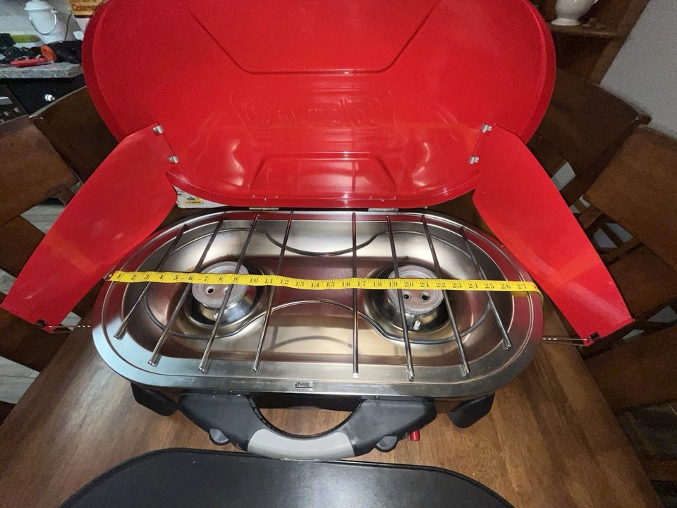 Coleman 9948-783 PerfectFlow Instastart 2-Burner Propane Camp Stove ...