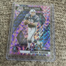2025 Panini Mosaic - Hall of Fame Peyton Manning #296 Reactive Purple Mosaic...