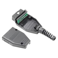 OBD2 OBD-II 16-Pin Connector Connection Male OBD Shell Plug+Shell+SR+Screw Kit