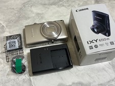 Canon IXY 650m 12x Optical Zoom Digital Compact Camera Silver Near Mint JP