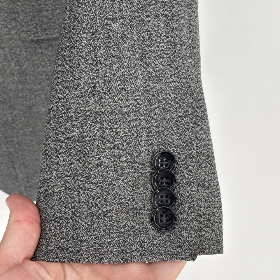 Express фотограф Sport пальто мужской 40R куртка серый две кнопки Slim Fit - Изображение 4 из 4