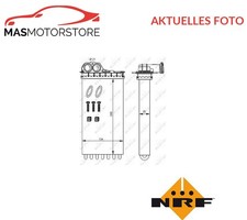 WÄRMETAUSCHER INNENRAUMHEIZUNG NRF 54332 P NEU OE QUALITÄT