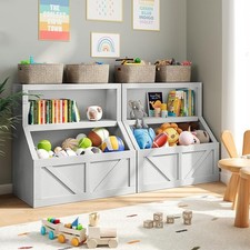 Toy Storage Organizer Kids Bookshelf Book Shelf for Toddlers Rooms Storage Unit