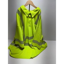 Proper Men  s Hi Visibility Safety Polo Shirt Yellow/Green ANSI Class 2