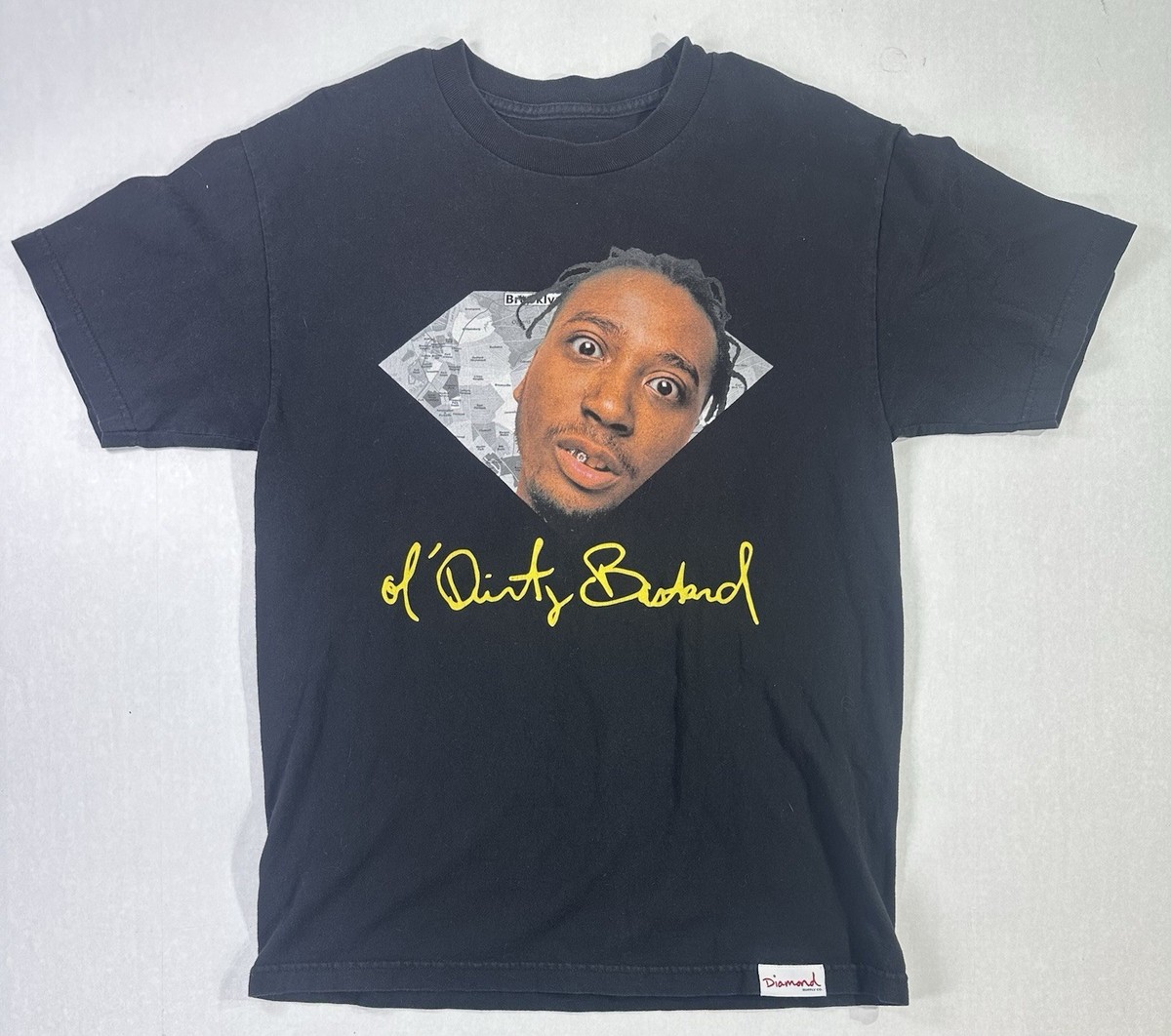 AREA OF DIAMOND 4　BLACK　Tシャツ　Lサイズ Ol' Dirty Bastard Tee Diamond Supply Co Black Graphic Hip Hop Rap