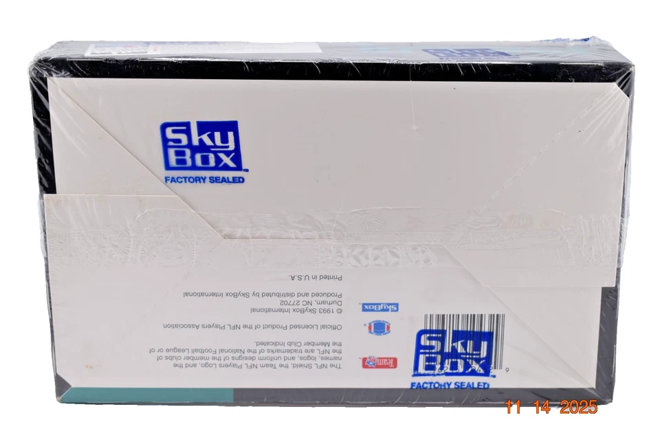SkyBox Impact Football 1993 ¡Caja sellada de fábrica! Foto 2 de 3