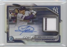 2024 Bowman Chrome Relics 33/150 Jasson Dominguez Domínguez #BCAR-JD Auto 08ht