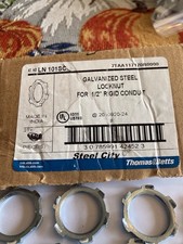 (30 galvanized steel locknut for 1/2in. rigid...