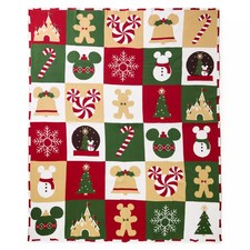 Mickey Mouse Holiday DisneyFriends Fleece Blanket