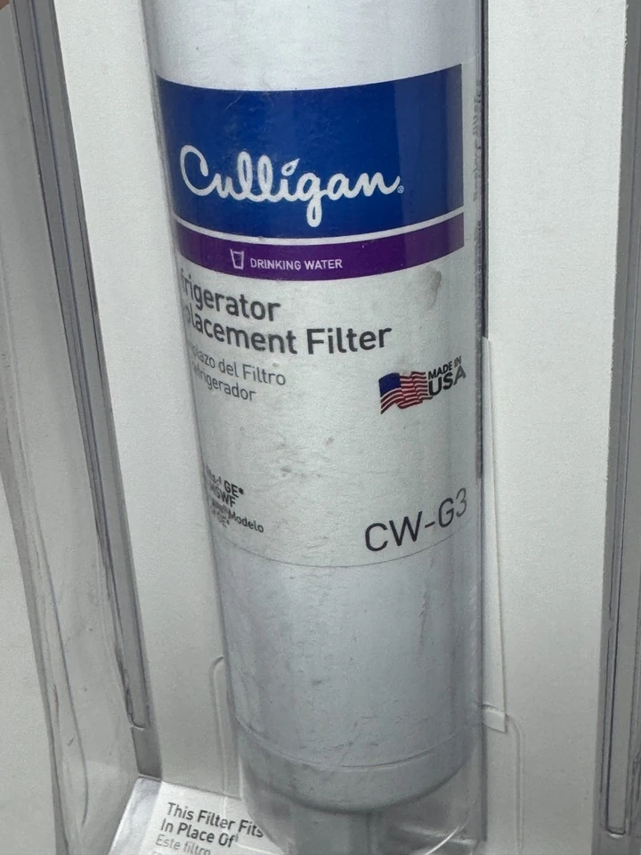 Culligan Refrigerator Filter CW-G3 Replacement for GE MSWF *BRAND NEW SEALED* - Image 3 of 4