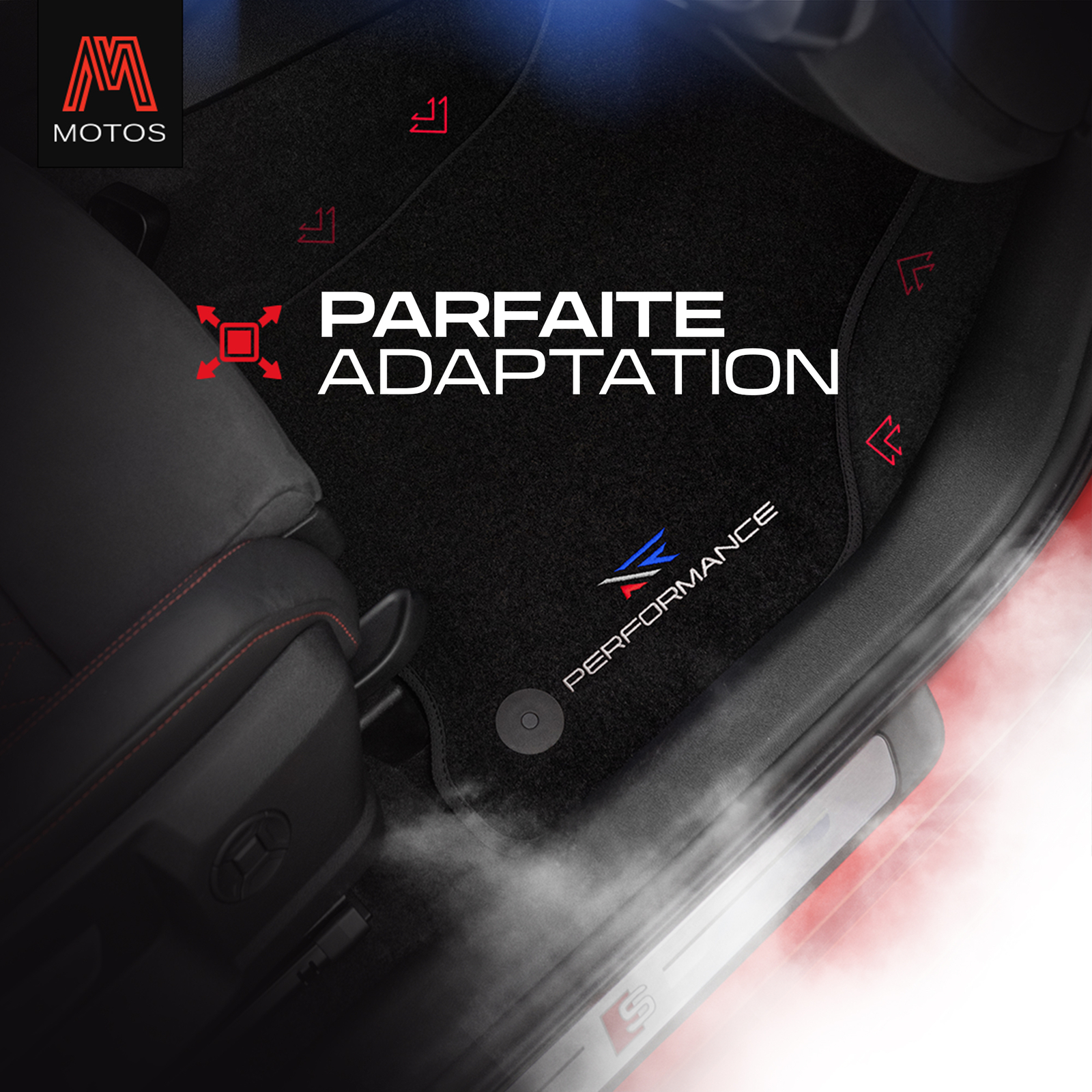 Tapis sol velour Performance idéal pour vos trajets quotidiens en Renault Arkana noir - 3