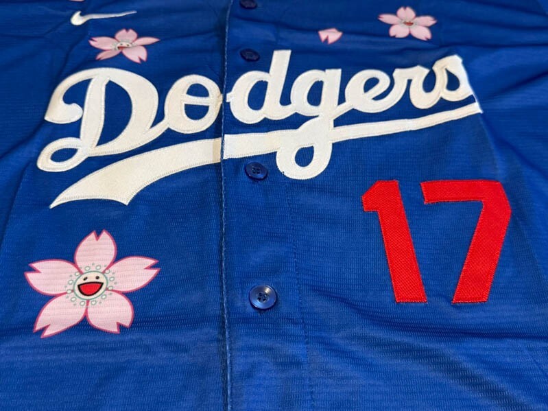 n*7様 OHTANI 17 LA ジャケット 2XL ネイビー/ホワイト n*7様 OHTANI 17 LA ジャケット 2XL ネイビー/ホワイト Shohei