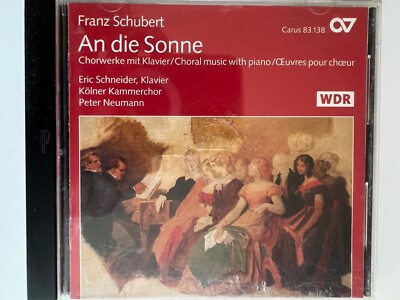 Schubert An die Sonne-Chorwerke mit Klavier Neumann CD Carus 1997