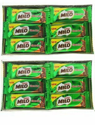 24or48 Milo Choco Bar Nestle Chocolate Flavour Confectionery Snack