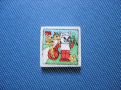 Ersatz-Fliese Cathy Cat  für  Lego Fabuland  3645 Classroom