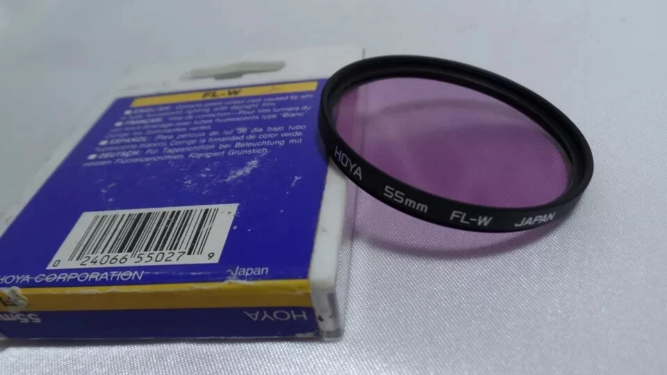 a FL-W Fluorescent HOYA Light Filter 55mm Japan for LENS 1860 - Image 2 of 2