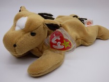 Ty Beanie Babies - Derby the Horse Coarse Yarn Mane - 1995, Retired 