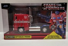 2021 Jada Autobot Optimus Prime Diecast Model Transformers 1:24 Hollywood Rides