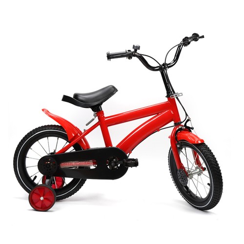 KinHall Vélo Enfant 12 Pouces Avec Roues Auxiliaires – Bleu, Siège Réglable, Freins Doubles, Pour Débutants Garçons & Filles