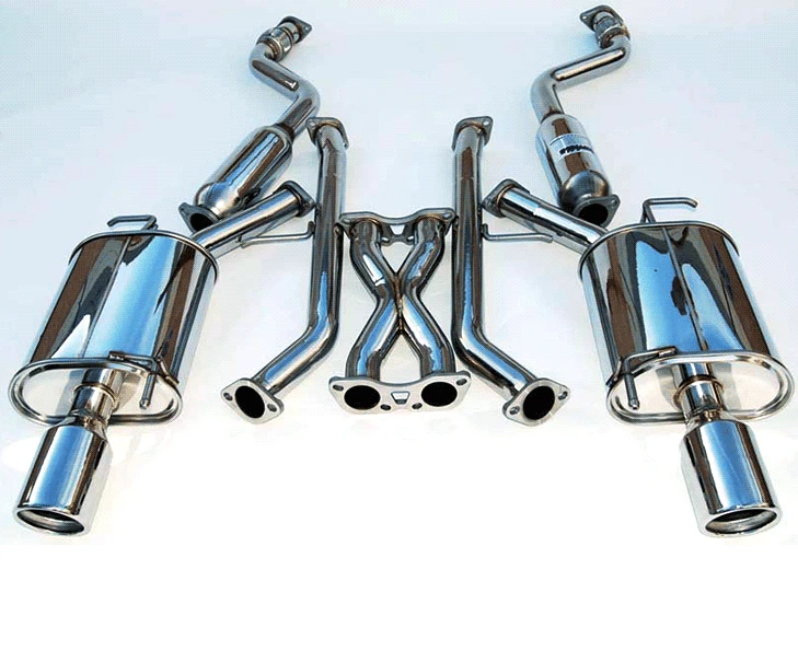 Escape Invidia HS07IG4G3T Q300 Catback para 07-16 Infiniti G35/G37/Q40 Sedán Foto 4 de 4