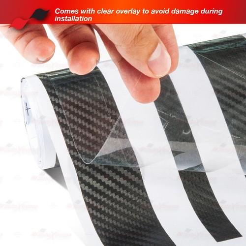 3D CARBON Fiber Performance Rally Stripe Hood BONNET Decal Vinyl Sticker for BMW - Picture 8 of 10