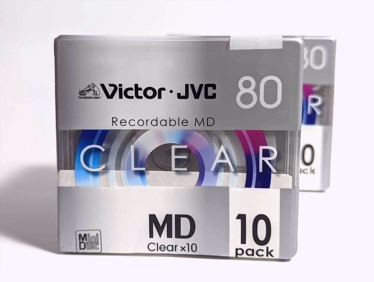 10 Minidisc JVC Victor AR Sweets MD 80 min