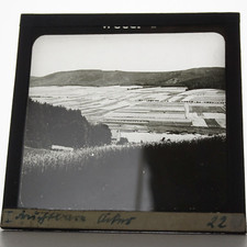 Landschaft Fotoplatte Um 1920-1930 Glas Positiv Glas Dia 8,5 cm X 8, 5 cm