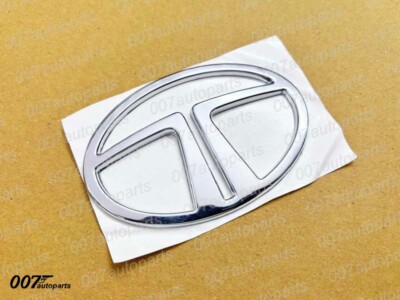 tata様オーダーページ Tata Logo Chrome Front Monogram Badge Decal Emblem | eBay