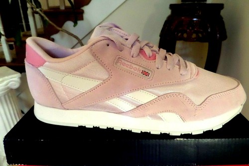 pink nylon reebok
