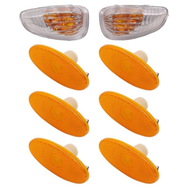 8-Tlg. You.S Original Blinker + Positionsleuchten SET FüR Vauxhall Movano MK II-image