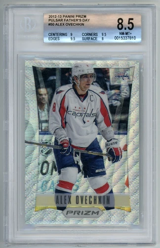 2012-13 Panini Prizm Alexander Alex Ovechkin Fathers Day Pulsar #50 BGS 8.5